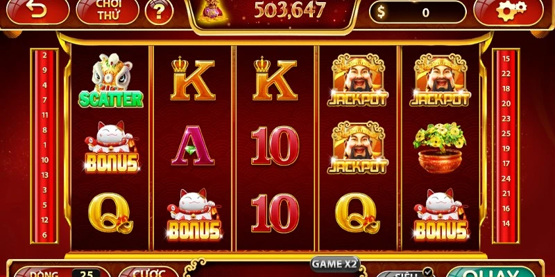 Thực hiện mức cược thấp khi vừa quay lần đầu